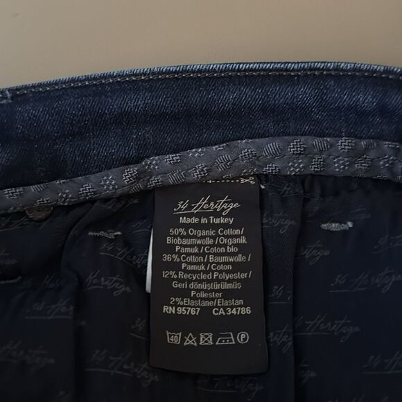 34 Heritage Courage Straight Leg Mid Rise Mens Jeans in Mid Urban. Size 36/28. - Picture 10 of 10